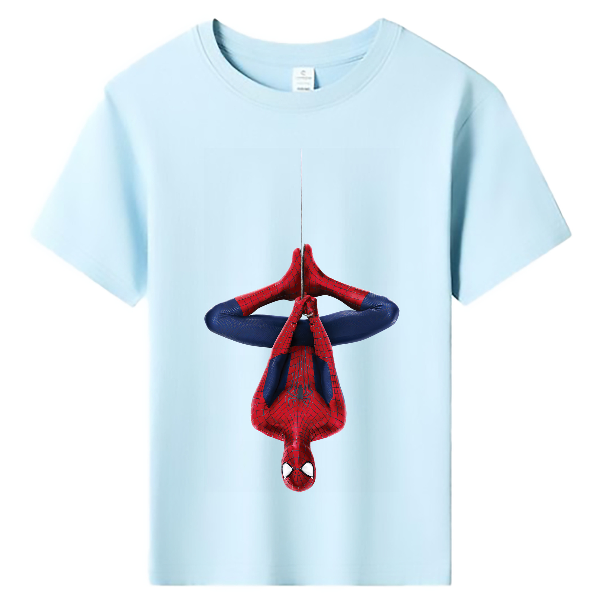 （画像用） Spider Man スパイダーマン 綿100％キッズTシャツ（フロントプリント）